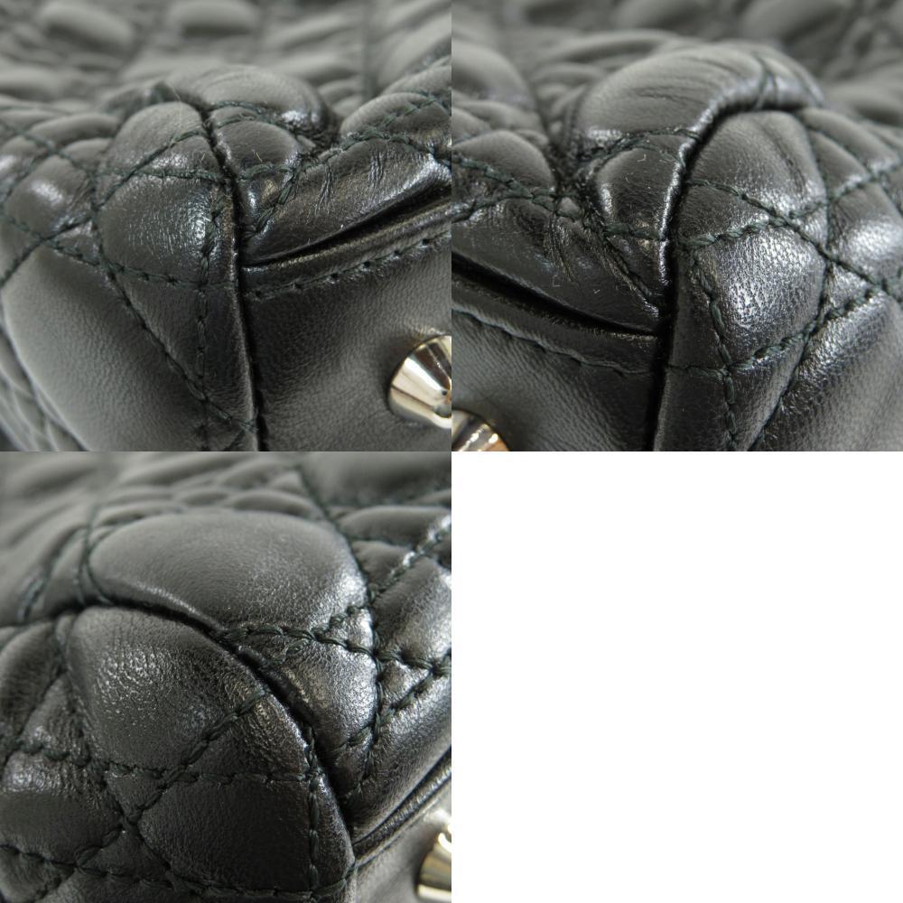 Christian Dior Tote Bag Leather Black - Picture 8 of 8